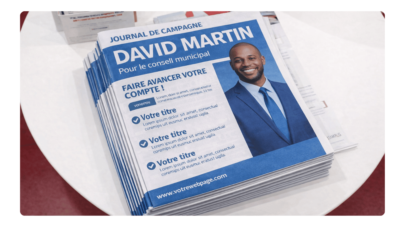 Distribution de journaux de campagne (1)