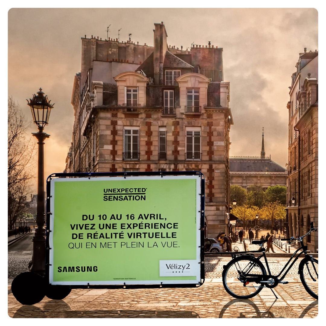 Support écologique et durable Vélo publicitaire Keemia Support écologique et durable Vélo publicitaire Keemia