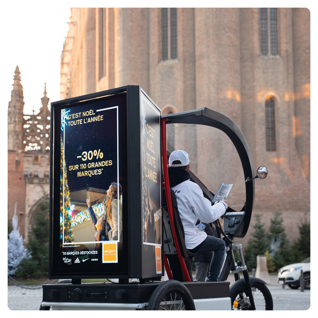 Vélo publicitaire de Keemia Vélo publicitaire de Keemia