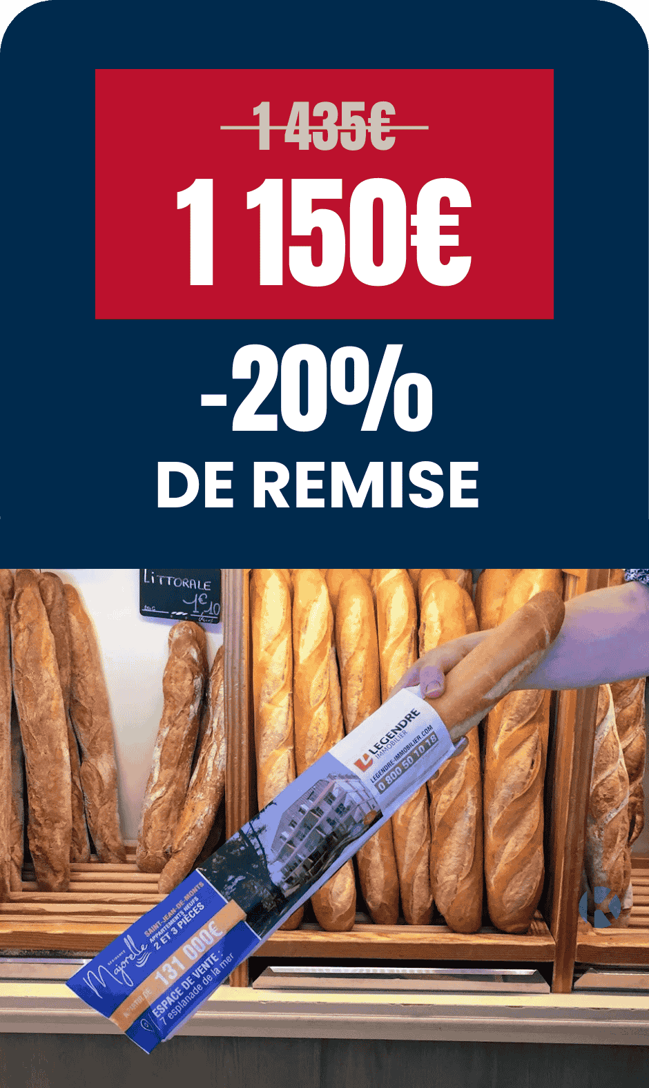 Sac à pain publicitaire